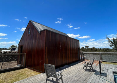 Structural carpentry on a renovation in Highton