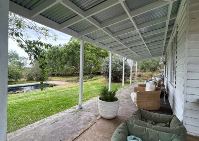 Covered outdoor structure built by Kyema Constructions